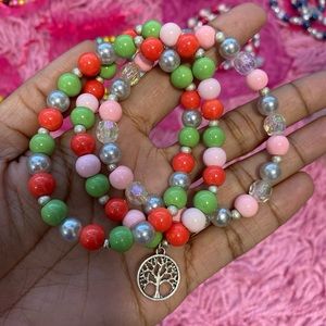 Tree of Life Handmade Beaded Bracelet Set